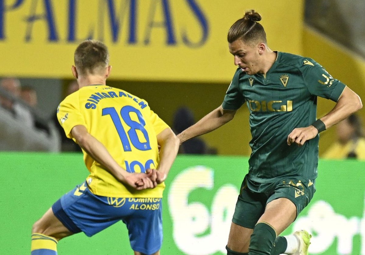 Las Palmas - Cádiz; resumen, resultado y goles (1-1)