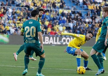 La pizarra del Las Palmas 1-1 Cádiz