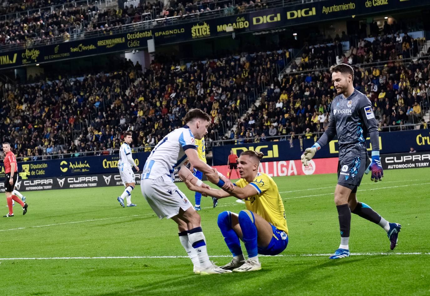 Las mejores imágenes del Cádiz CF - Real Sociedad