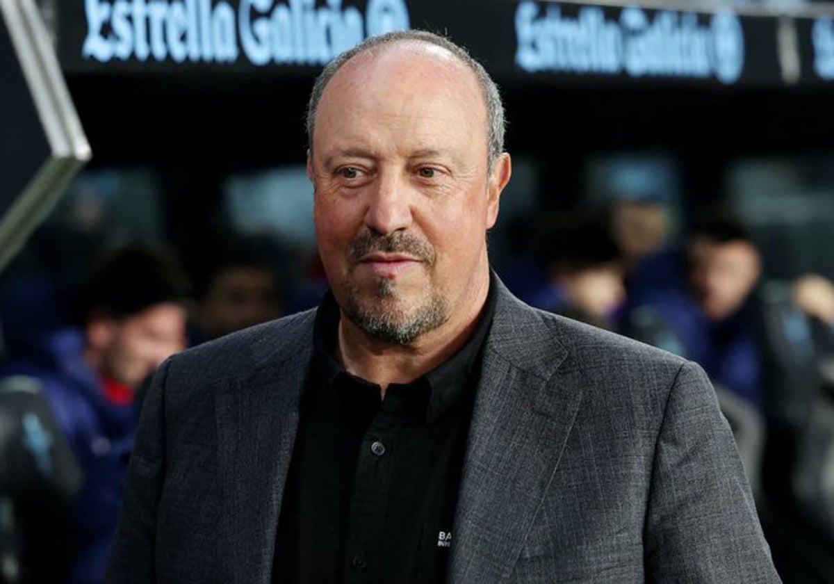 Rafa Benítez, entrenador del Celta.