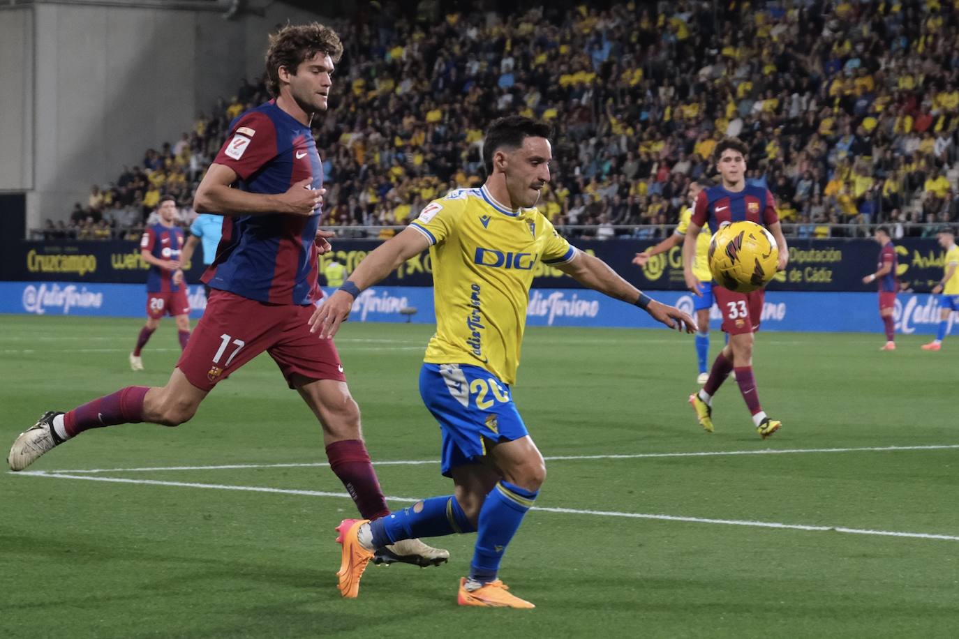 Cádiz CF-Barcelona: las fotos del partido