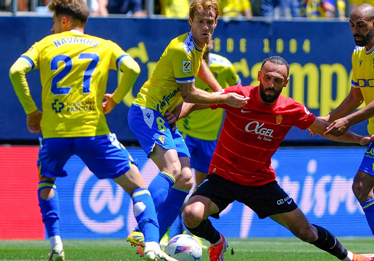 Momento del Cádiz - Mallorca