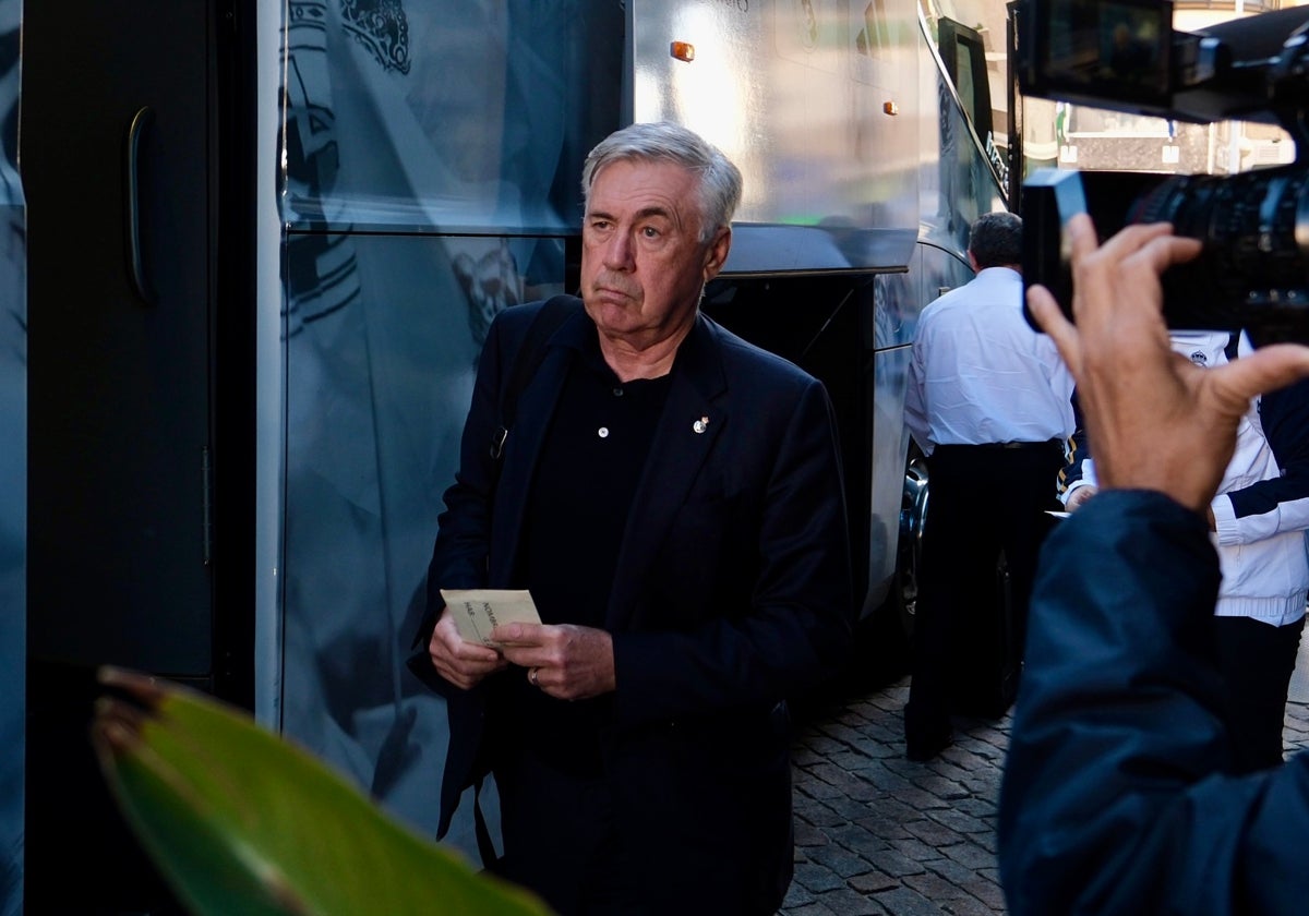 Carlo Ancelotti, entrenador del Real Madrid.