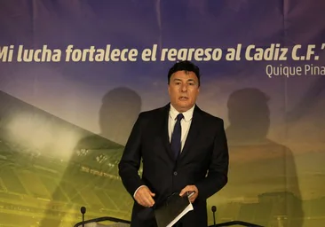 (Vídeo) Quique Pina: «Debo ser el máximo accionista del Cádiz CF»