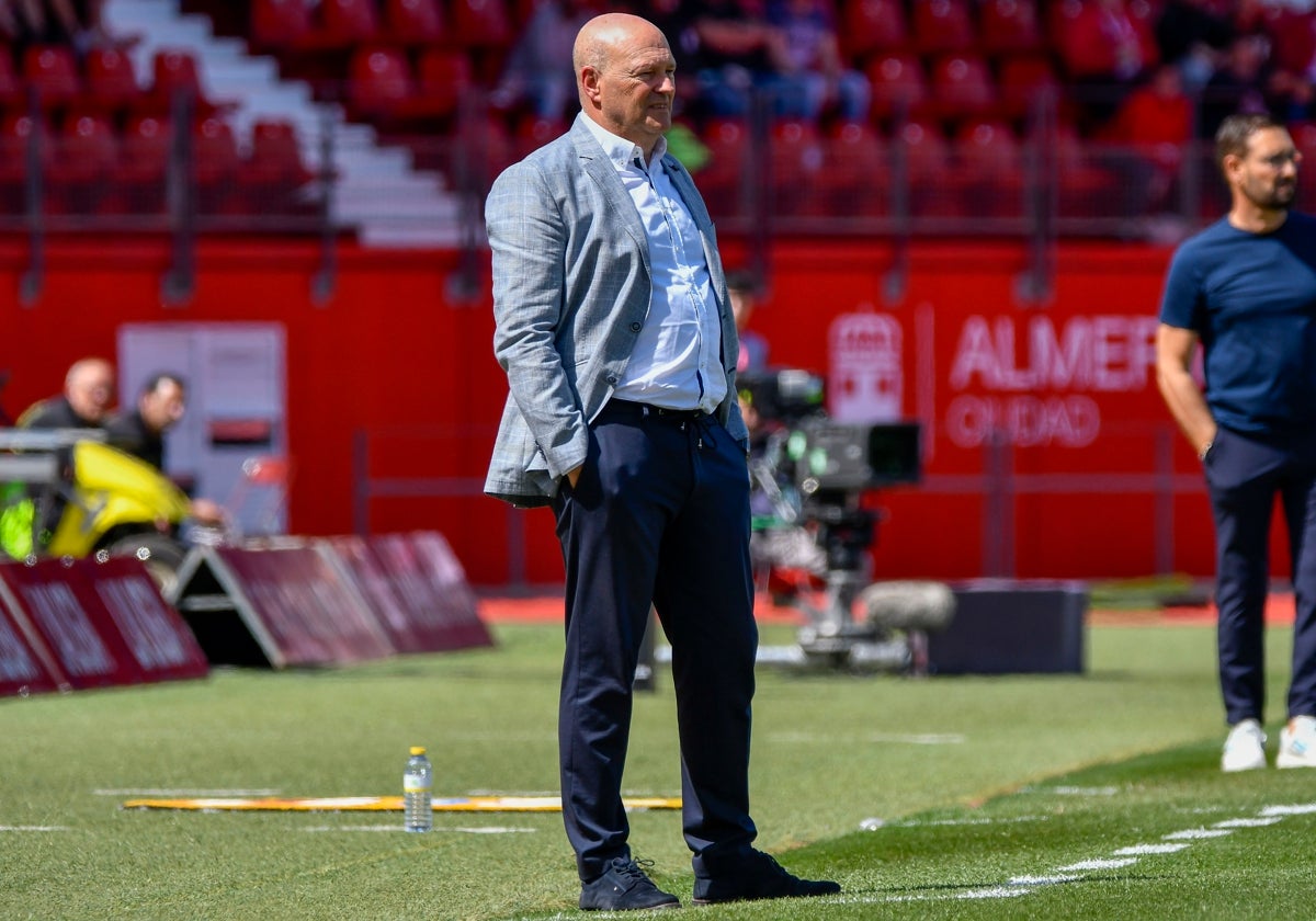 Pepe Mel, entrenador de la UD Almería.