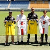 El Cádiz CF recibe a la delegación del Al-Jazira en el Carranza