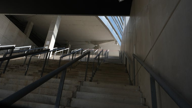 Imagen de uno de los accesos al Estadio Carranza.