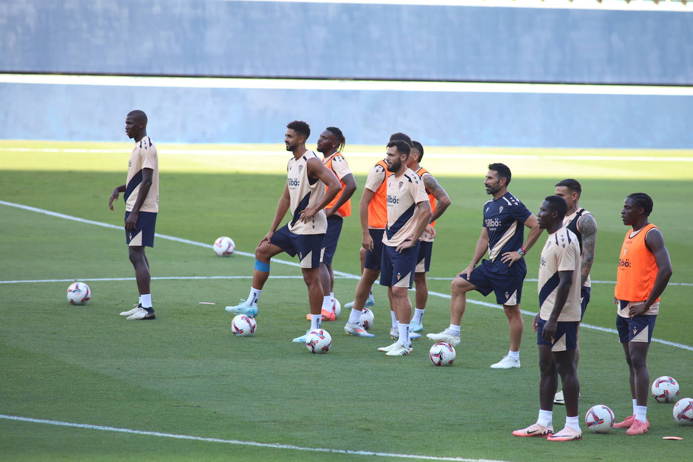 Las imágenes del entrenamiento antes del Trofeo Carranza