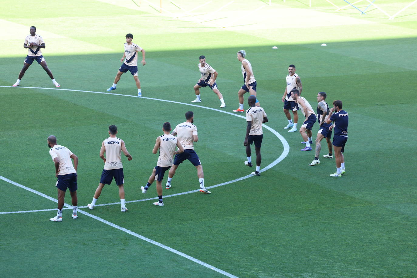 Las imágenes del entrenamiento antes del Trofeo Carranza