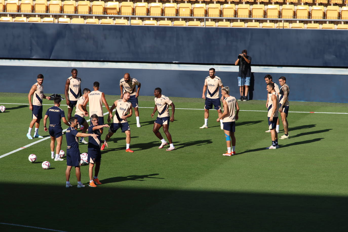 Las imágenes del entrenamiento antes del Trofeo Carranza