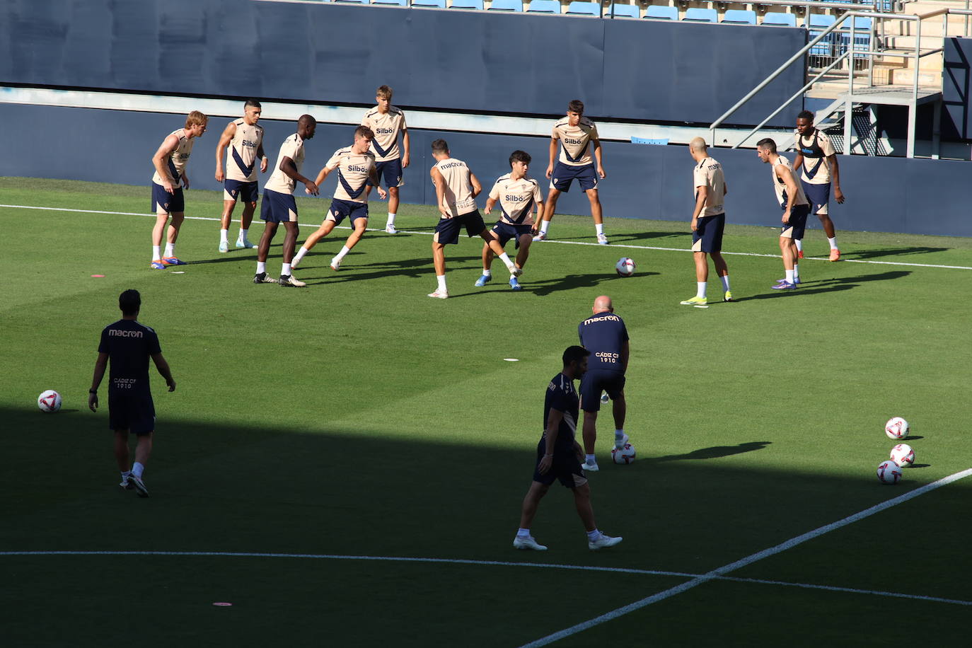 Las imágenes del entrenamiento antes del Trofeo Carranza