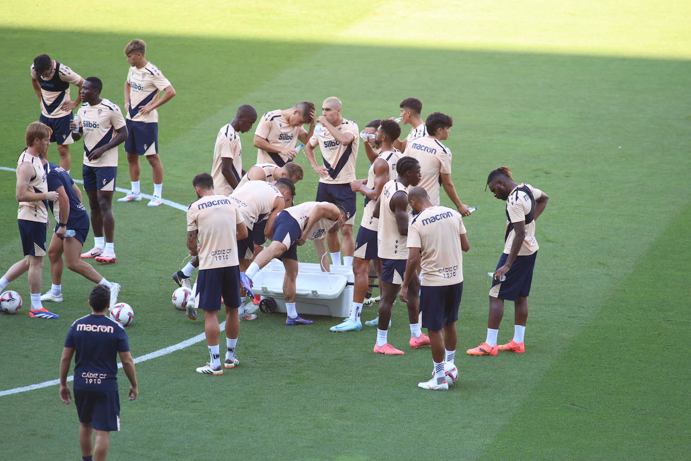 Las imágenes del entrenamiento antes del Trofeo Carranza