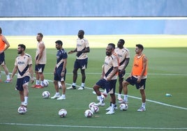 Las imágenes del entrenamiento antes del Trofeo Carranza