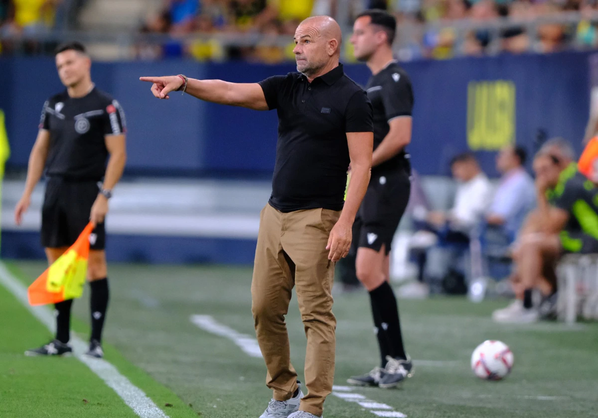 Paco López, entrenador del Cádiz