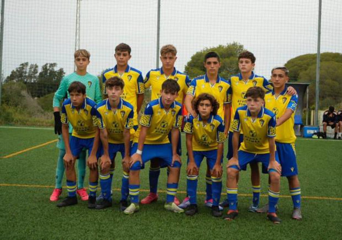 Equipo infantil del Cádiz