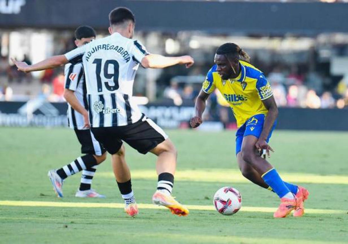 Kouamé, en el partido en Cartagena