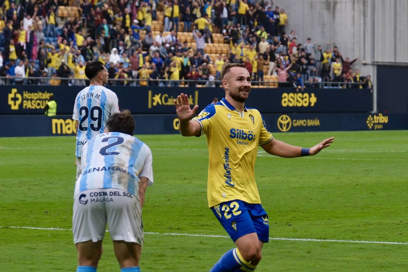 El Cádiz CF - Málaga, en imágenes