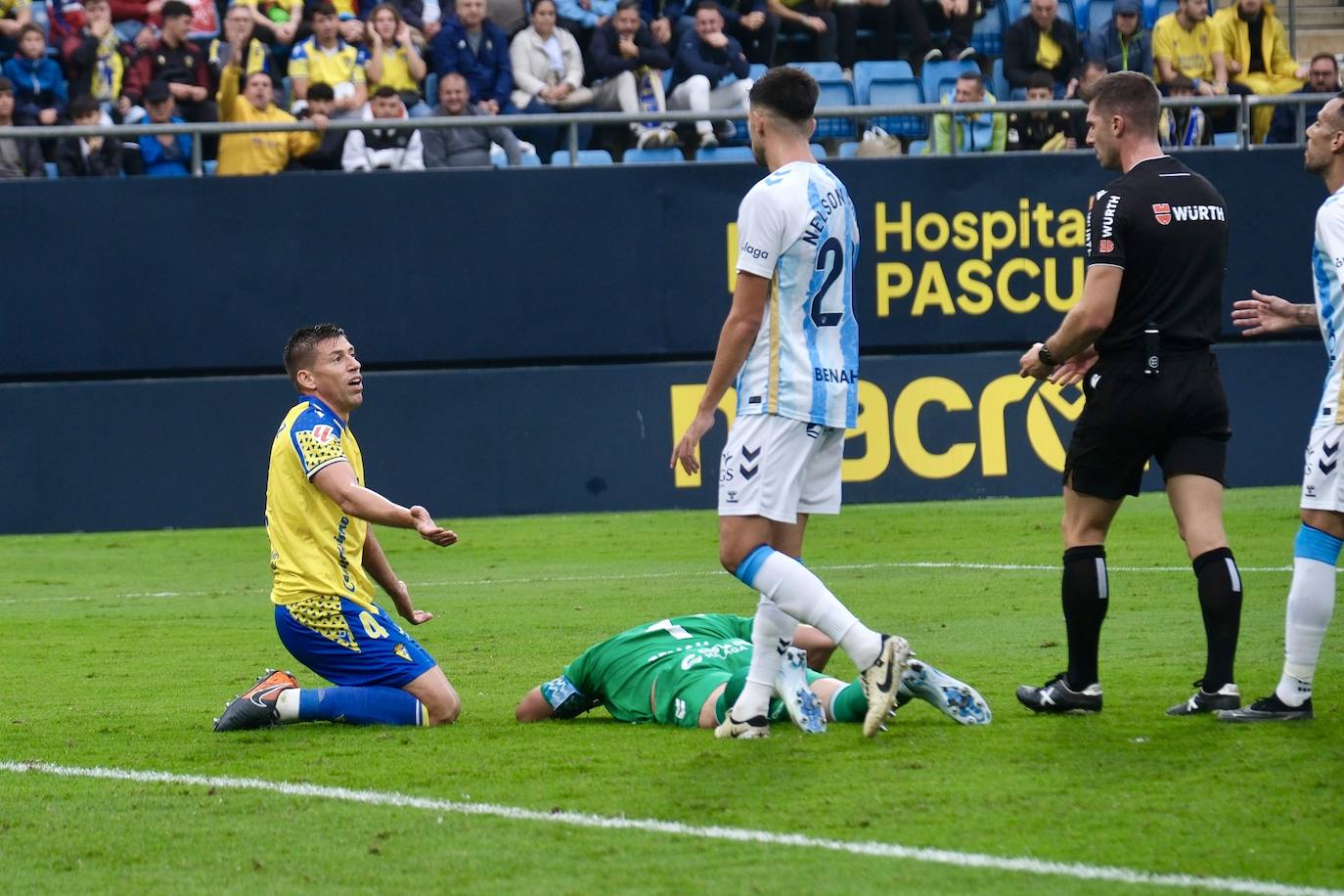 El Cádiz CF - Málaga, en imágenes