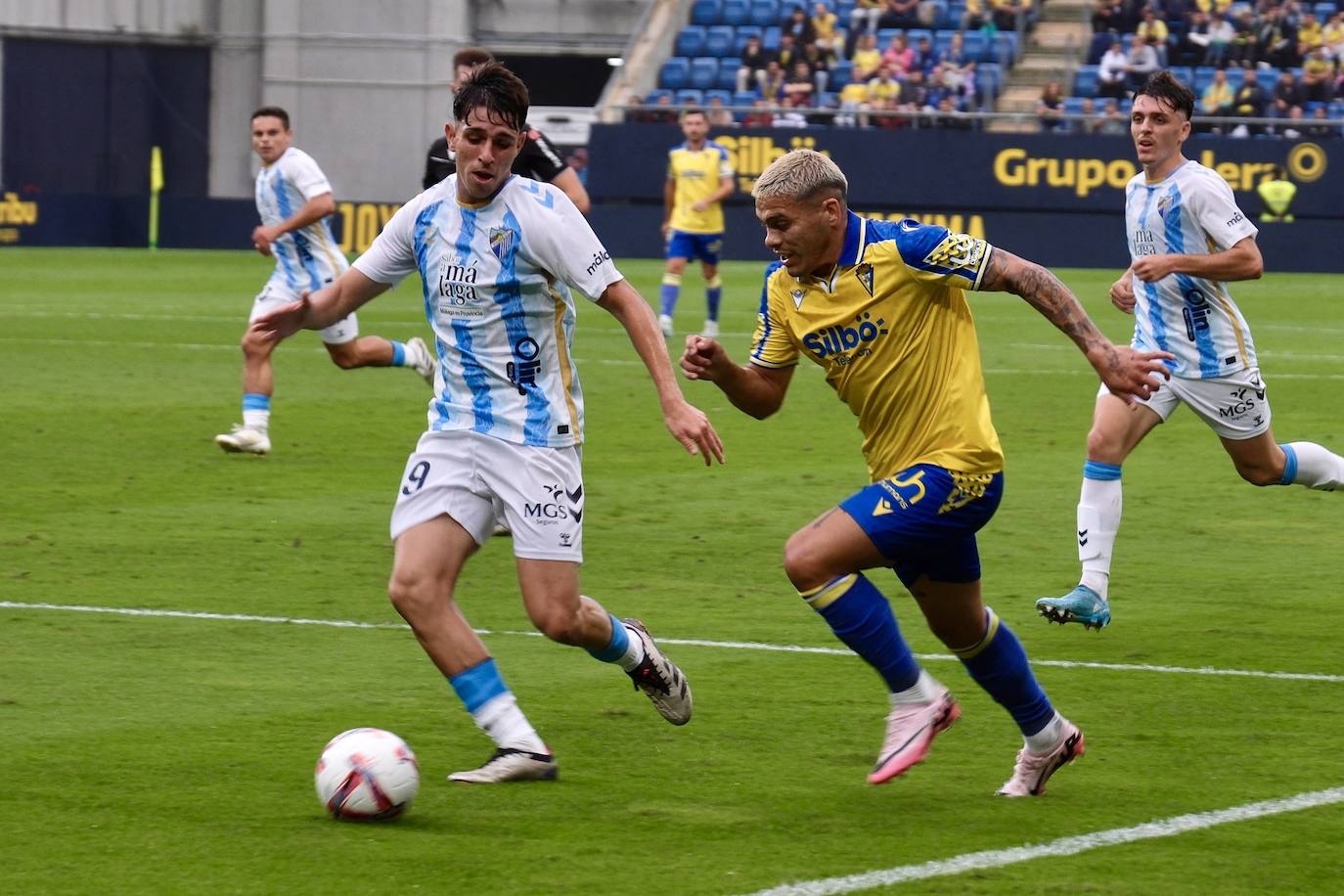 El Cádiz CF - Málaga, en imágenes