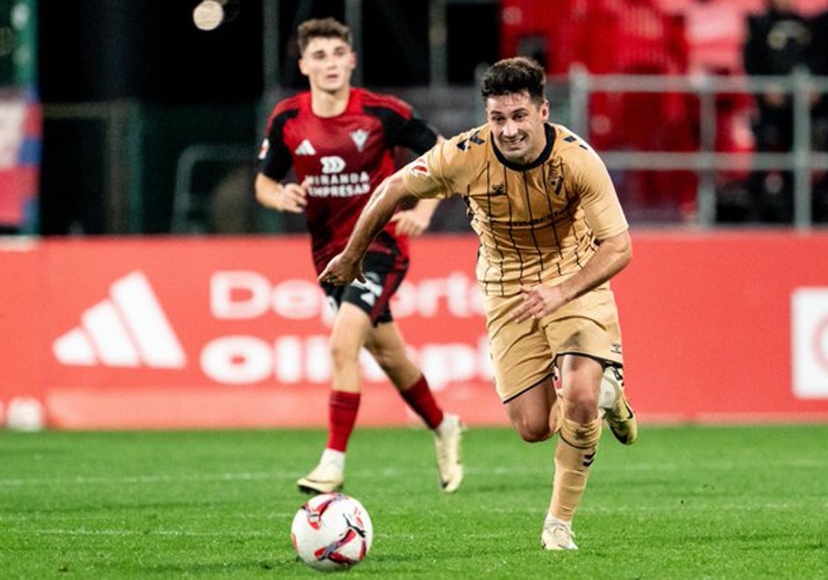 El Eibar perdió en Anduva ante el Mirandés (1-0).