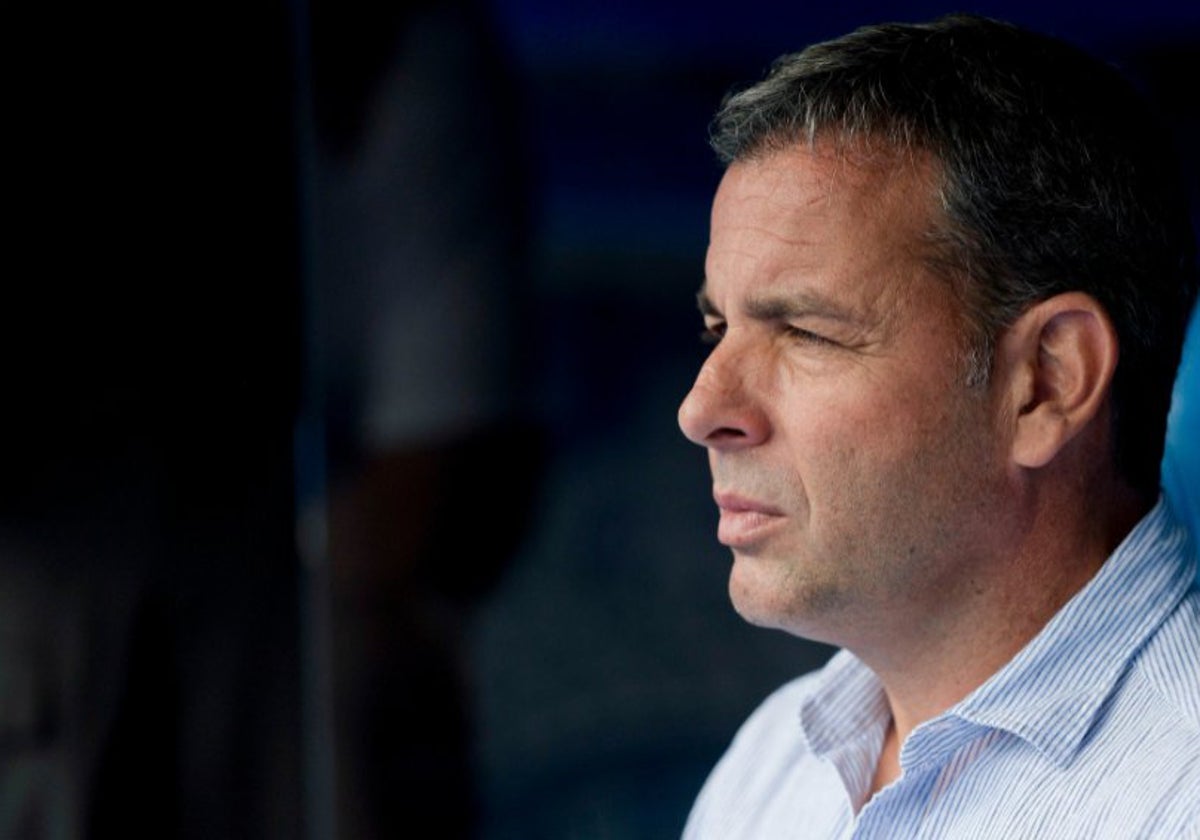 Javi Calleja, entrenador del Real Oviedo.