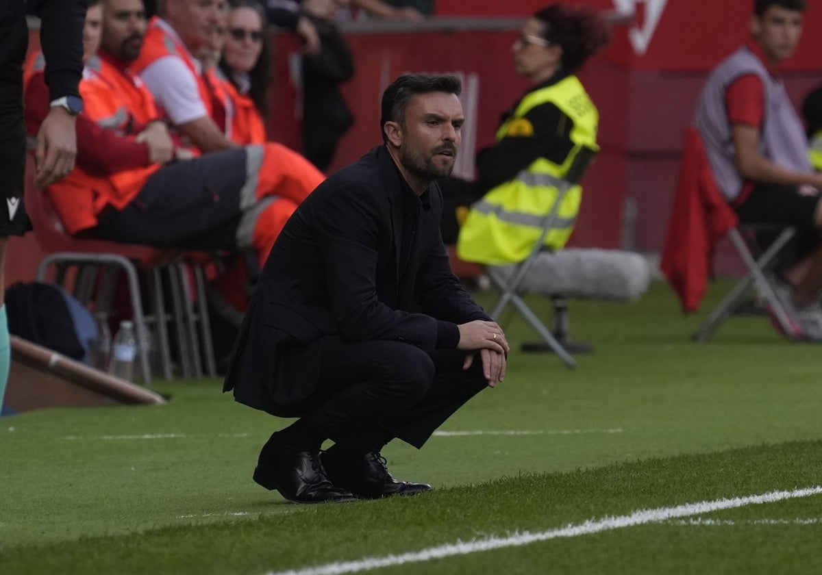 Rubén Albés, entrenador del Sporting