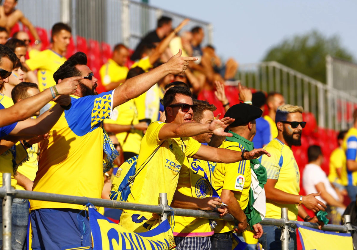 Aficionados del Cádiz esta temporada