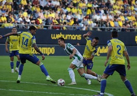 La pizarra del Cádiz 2-0 Córdoba