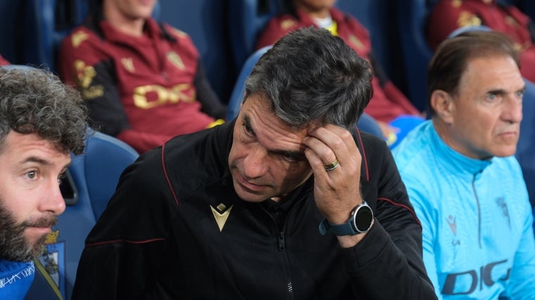 Mauricio Pellegrino durante su etapa en el Cádiz CF.