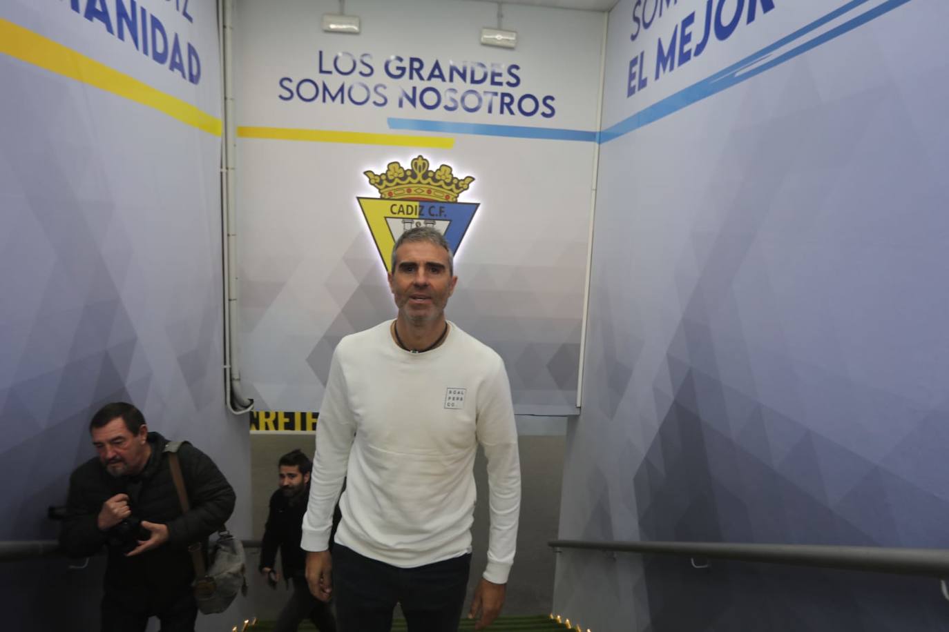 Fotos de la presentación de Gaizka Garitano como nuevo entrenador del Cádiz