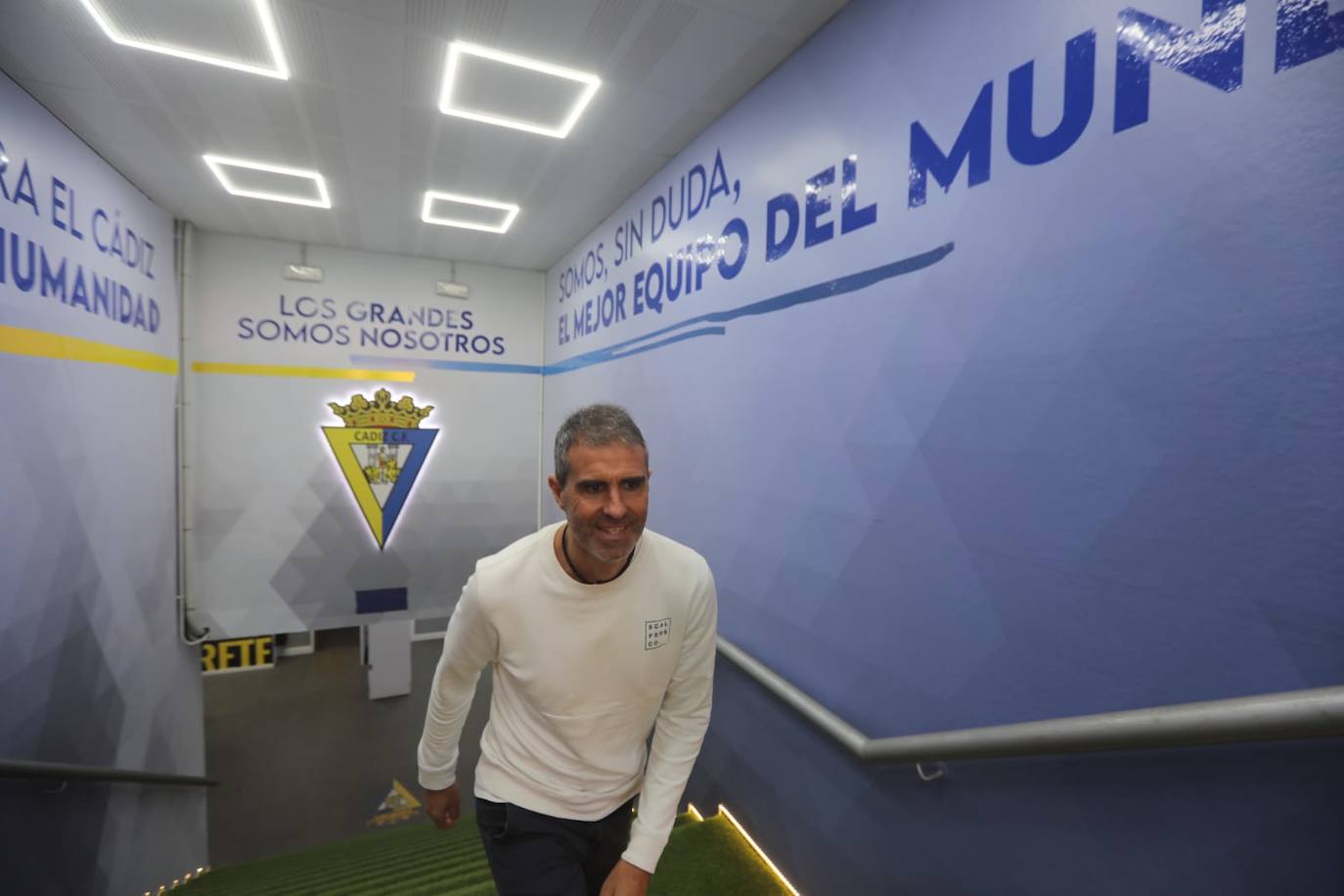 Fotos de la presentación de Gaizka Garitano como nuevo entrenador del Cádiz