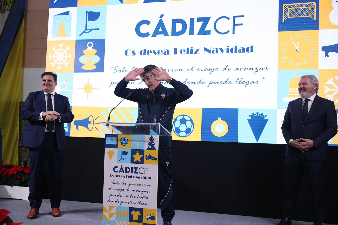 Las imágenes de la comida de Navidad del Cádiz CF