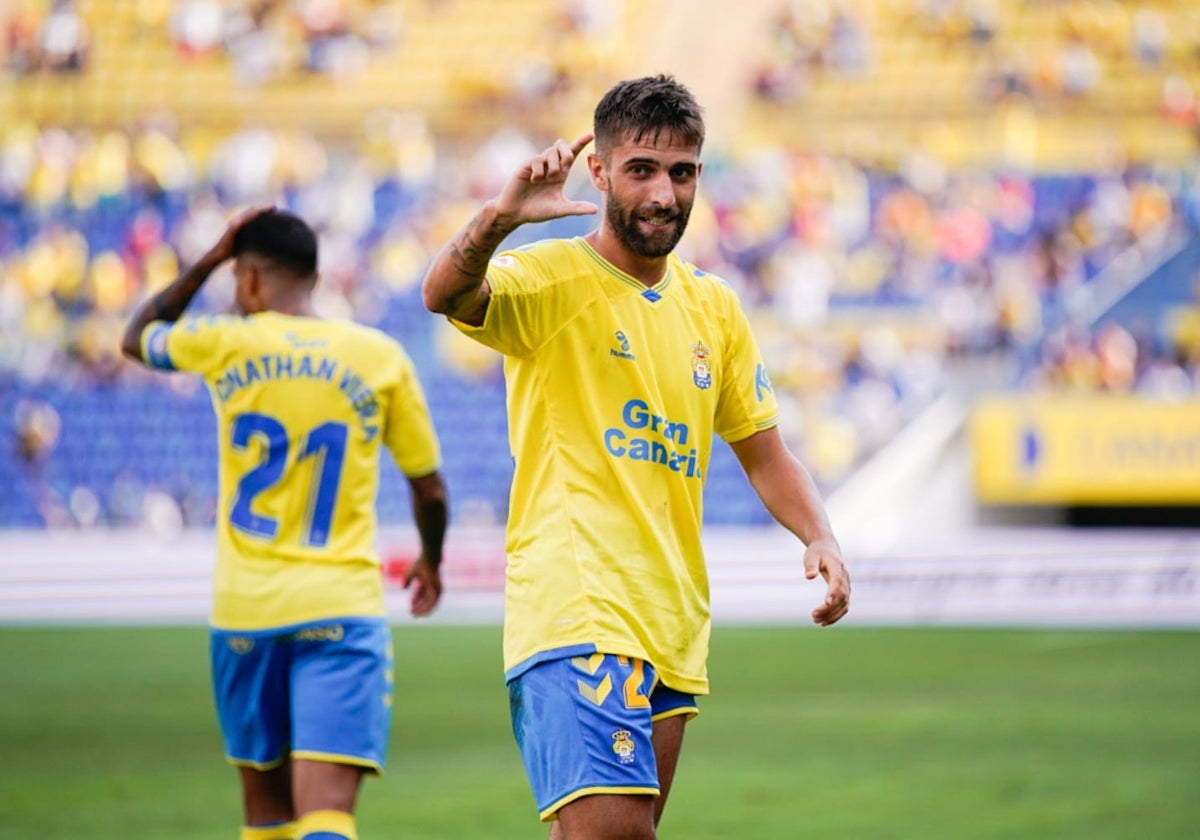 Pejiño es jugador de Las Palmas.