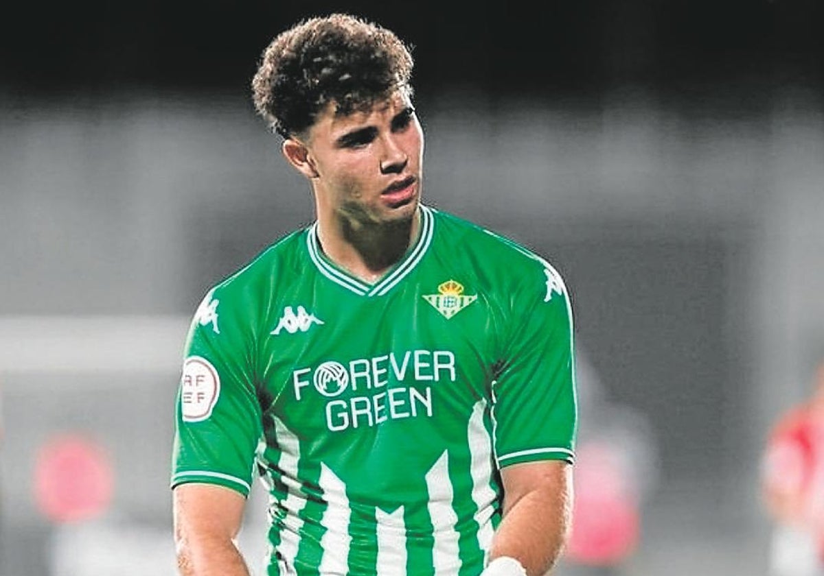 Marcos Fernández, delantero del Betis Deportivo.