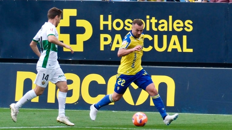 Ontiveros aún no sabe si estará ante el Burgos este sábado por la noche.