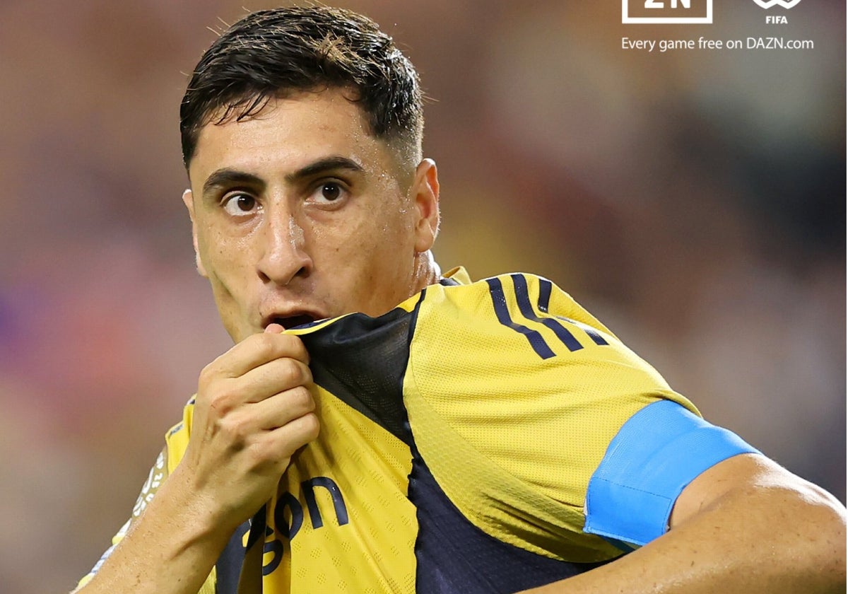 Miguel Merentiel hizo el tanto del empate de Boca contra el Bayern
