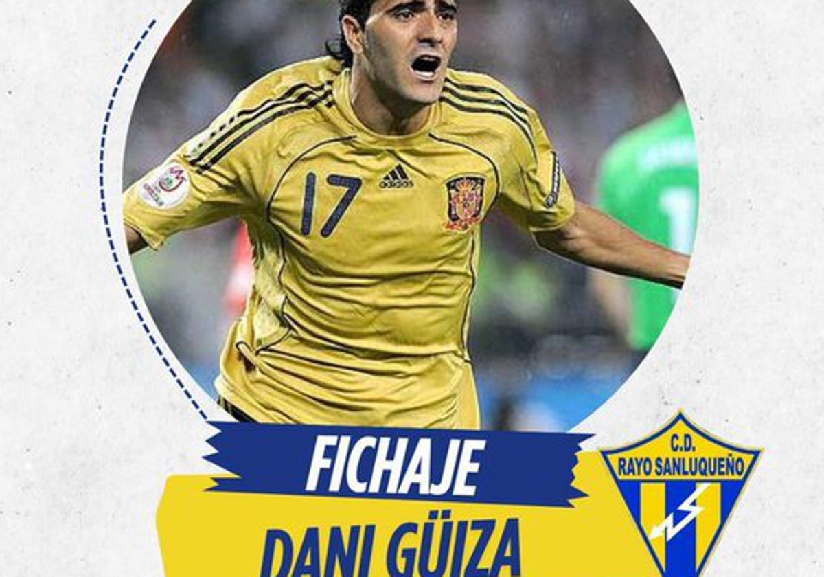 Dani Güiza, nuevo jugador del Rayo Sanluqueño.