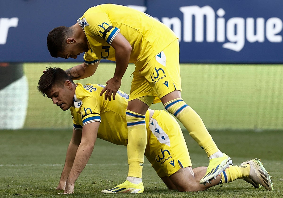 Jorge Meré durante su última etapa con el Cádiz CF.