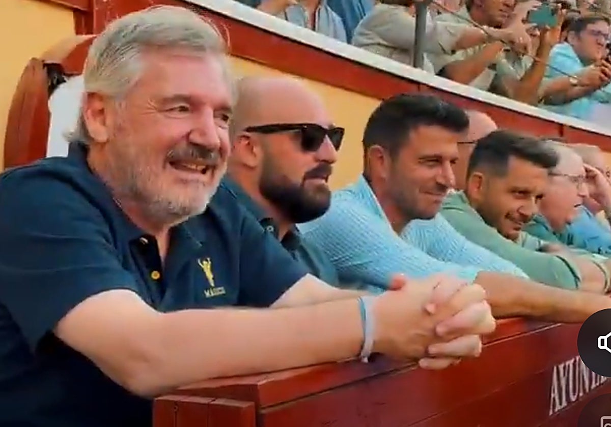 Manuel Vizcaíno junto a Germán Beardo y Joaquín.