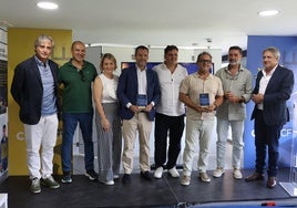 El Cádiz CF hizo entrega de la segunda edición de estos premios.