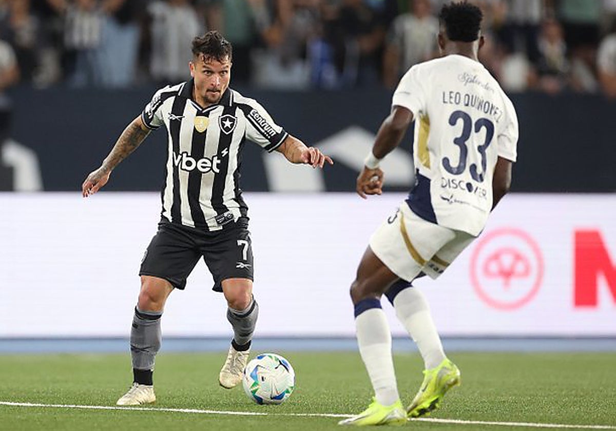 El Botafogo ganó a la Liga de Quito en la Copa Libertadores sin Chris Ramos.