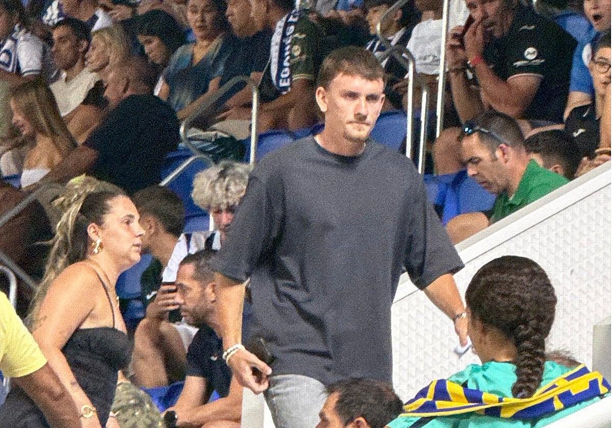 Imagen de Vladys en Butarque durante el Leganés - Cádiz