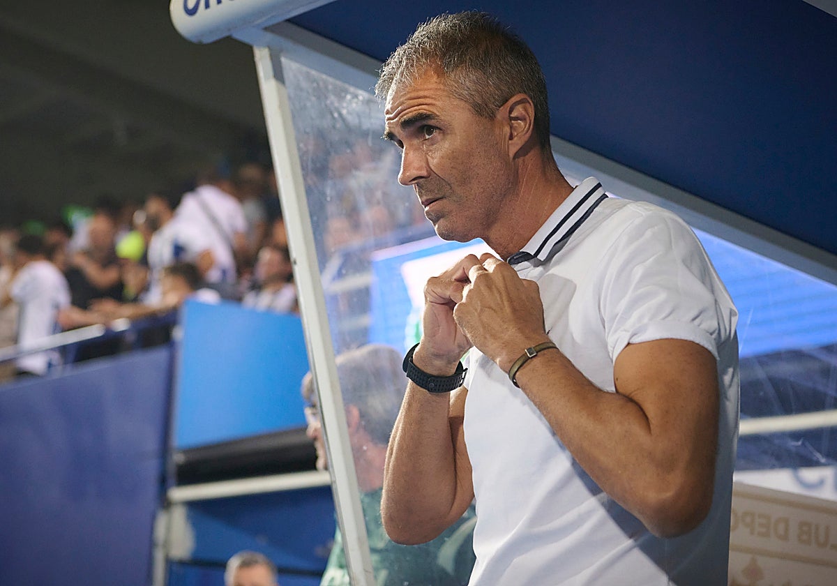 Gaizka Garitano, entrenador del Cádiz CF.