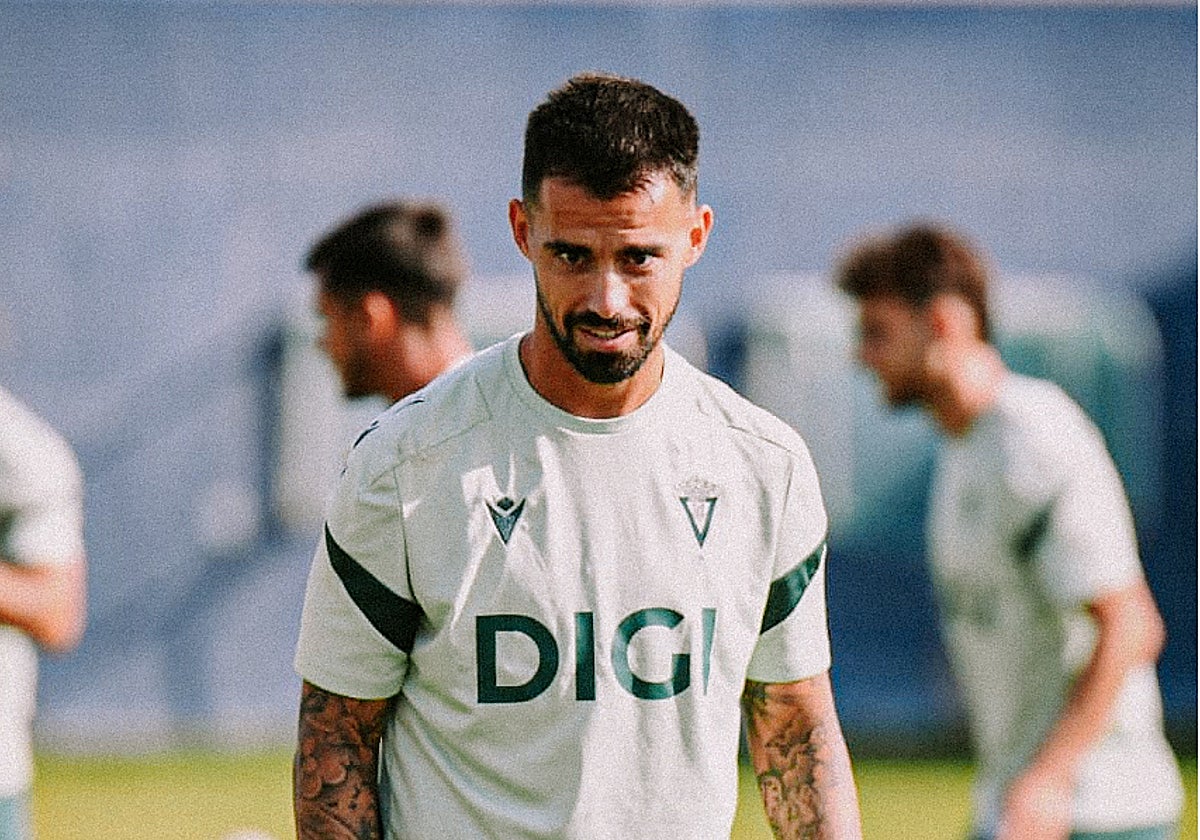 Suso, durante un entrenamiento