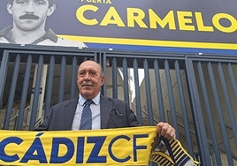 Carmelo ya tiene su puerta en el Estadio del Cádiz CF: «No podía imaginarlo ni en el mejor de mis sueños»