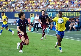 El Cádiz CF podrá contar con Efe Aghama en Las Palmas