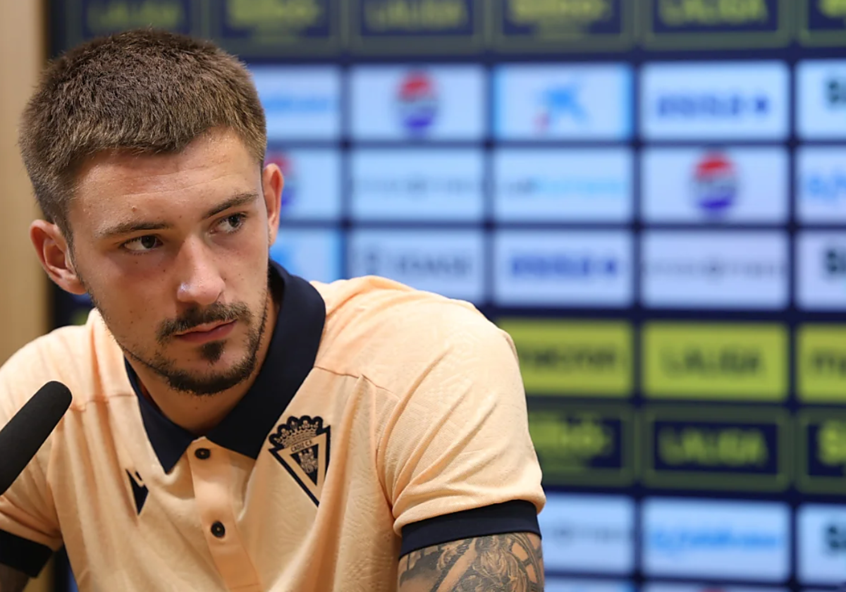 El Cádiz vuelve a tener problemas en defensa: Kovacevic se pierde la jornada 9