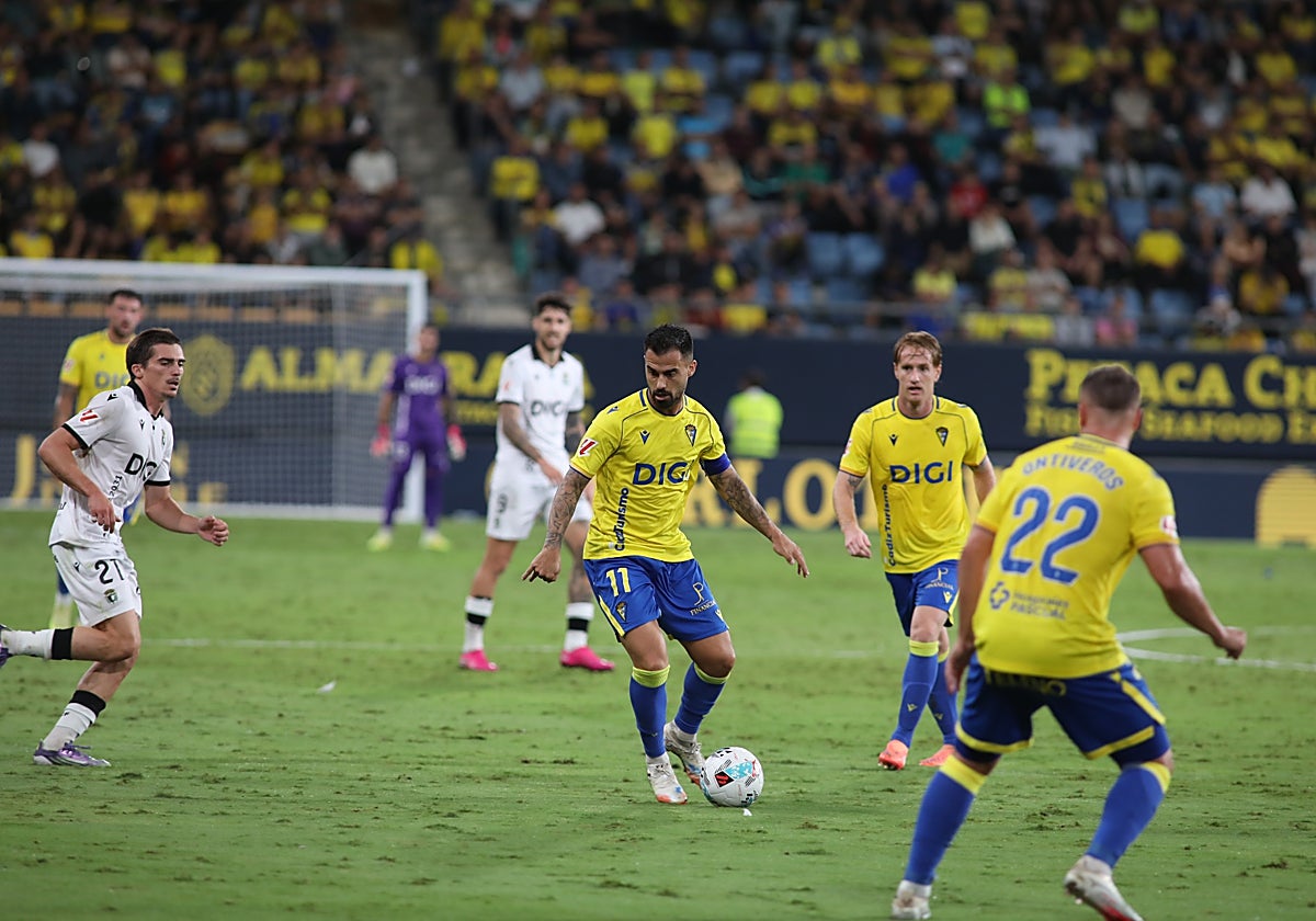 Suso, en el encuentro ante el Burgos.