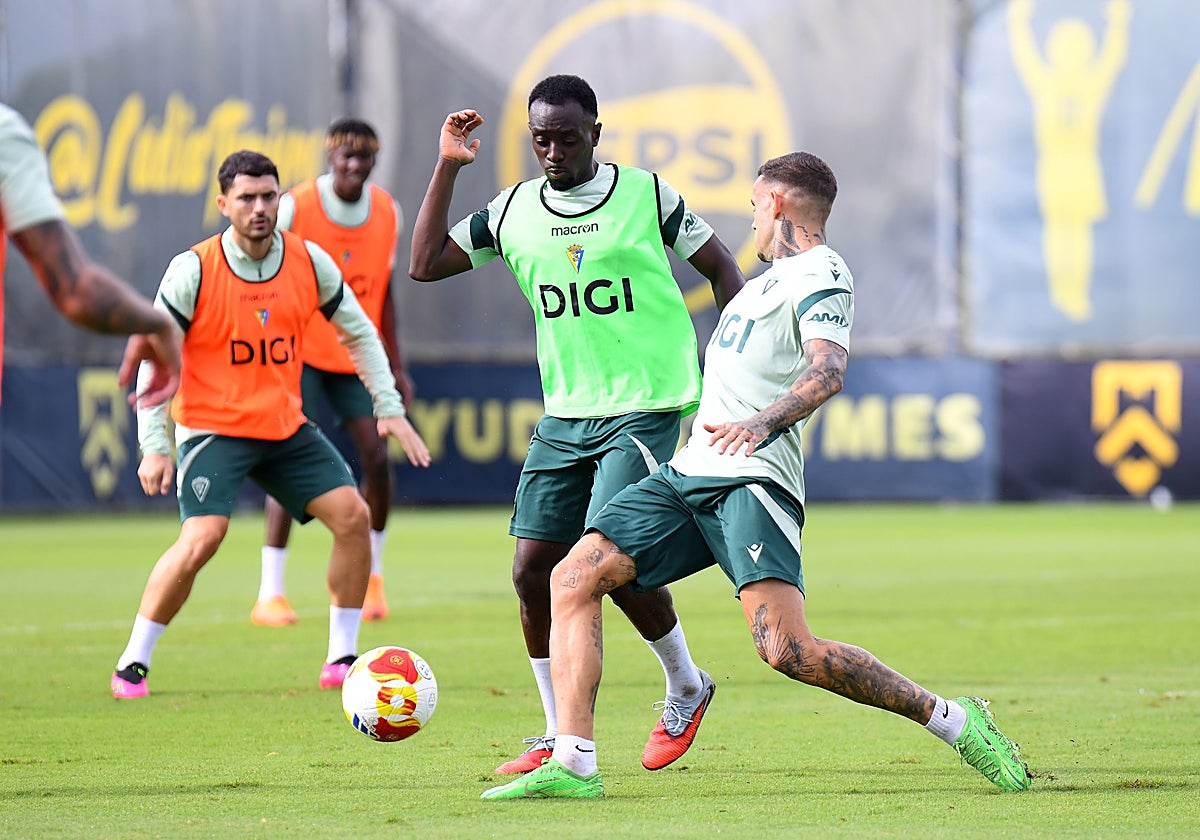 Diarra y Roger podrán ser de la partida esta tarde en Murcia.