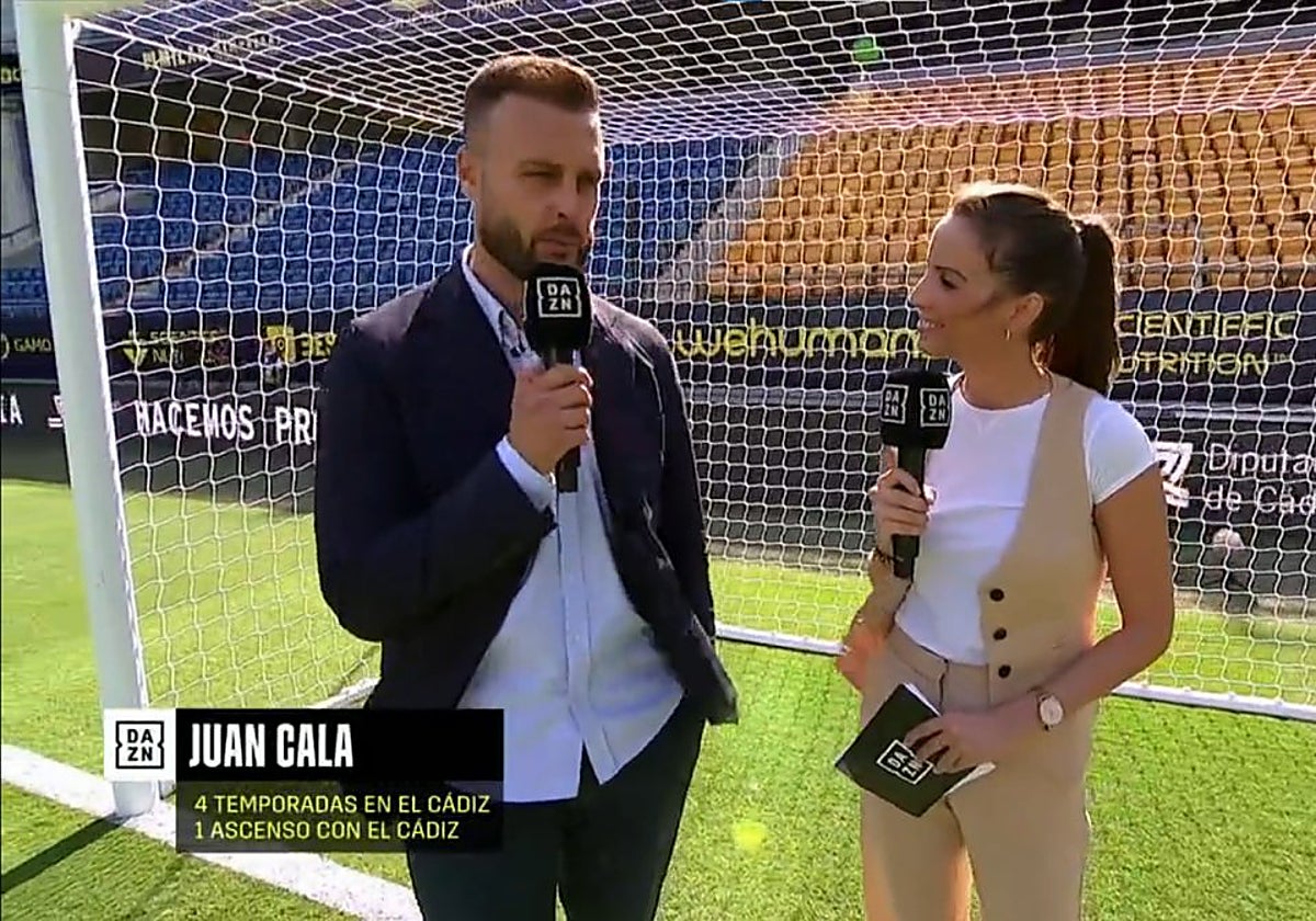 Cala comentó encuentros para la tele antes de volver al Cádiz CF como técnico.